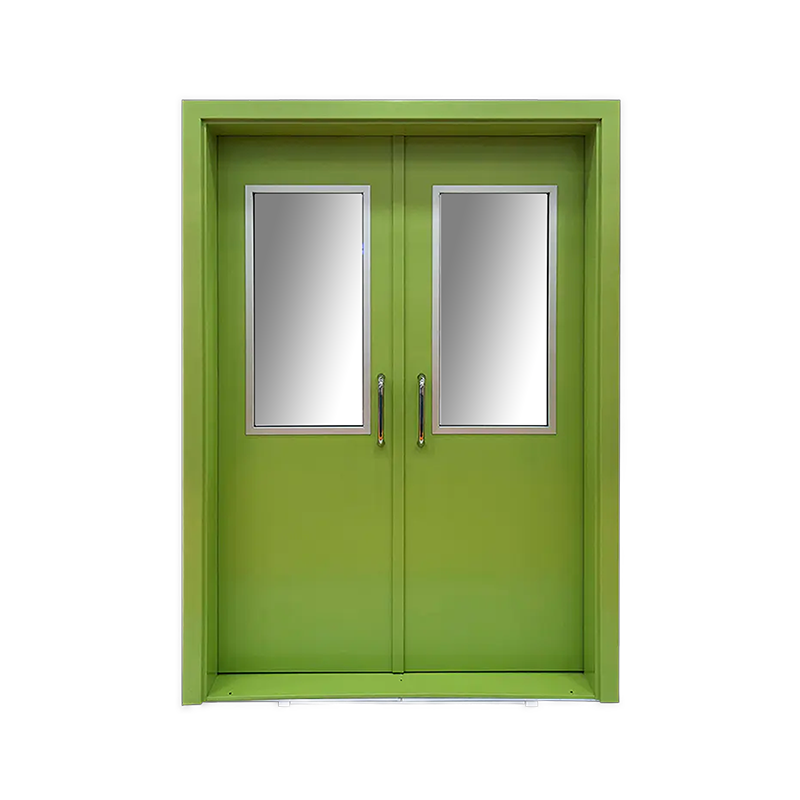 Drzwi metalowe oddziałów szpitalnych