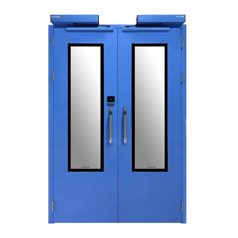 Stalowe automatyczne drzwi skrzydłowe